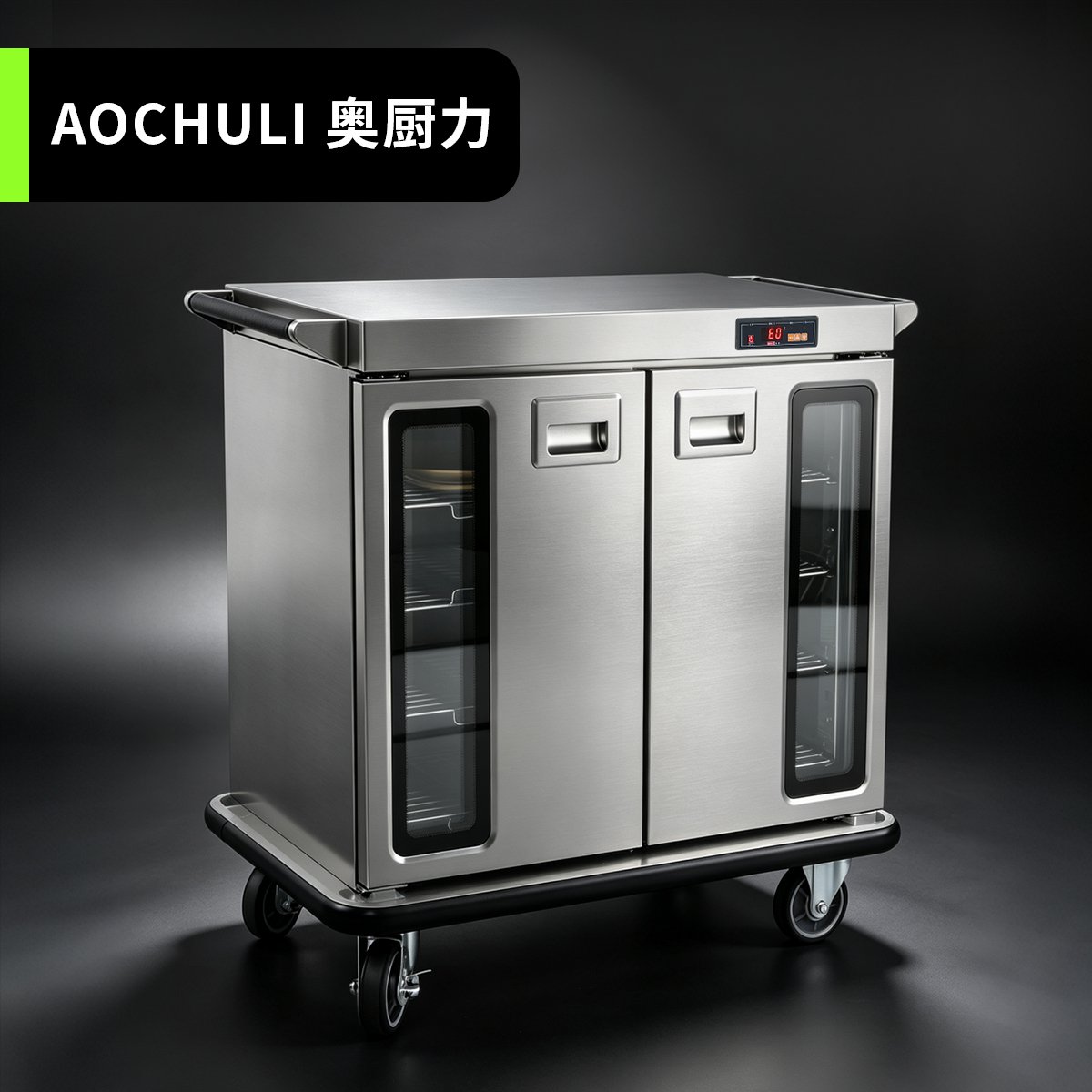4盘 双门保温餐车