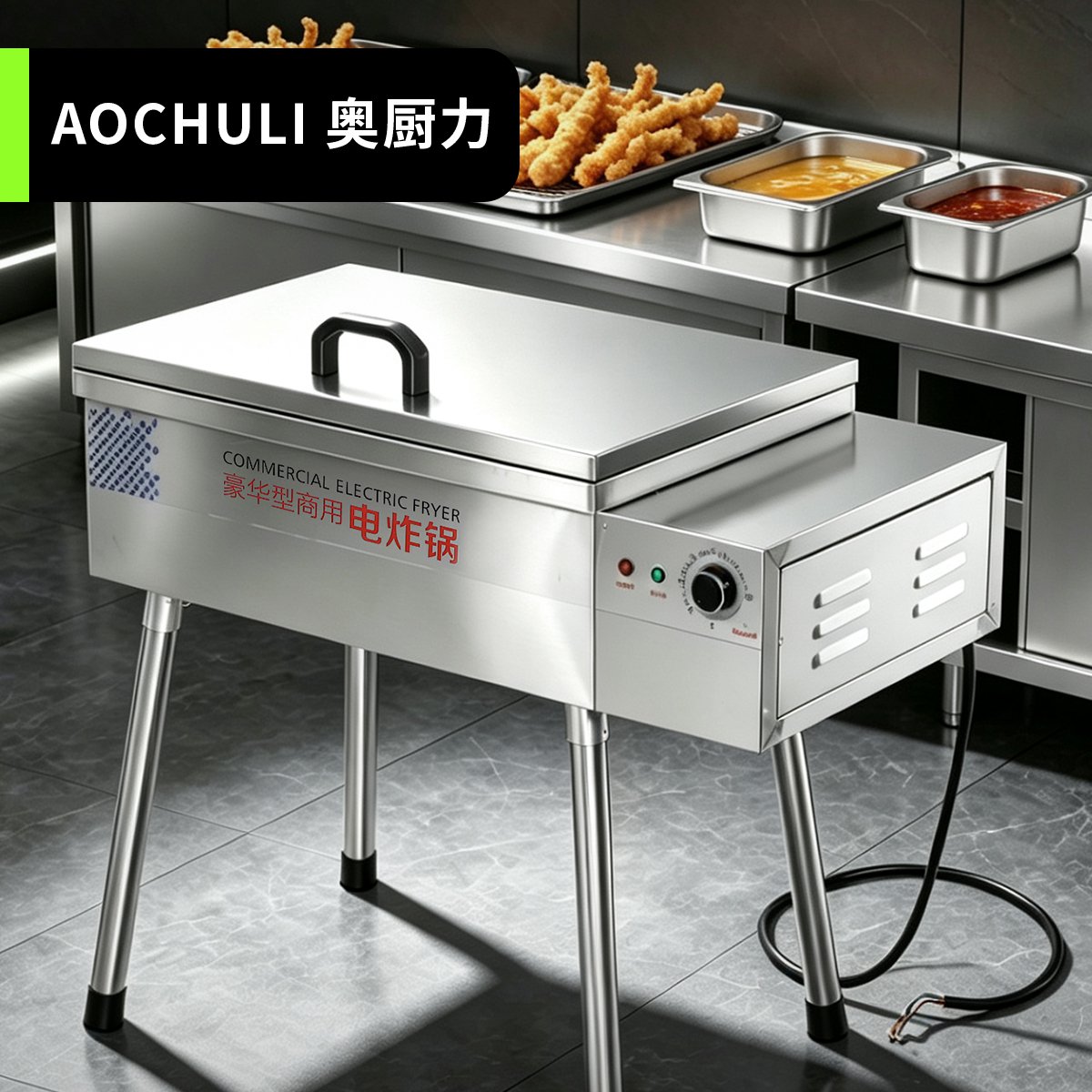 豪华型商用电炸炉